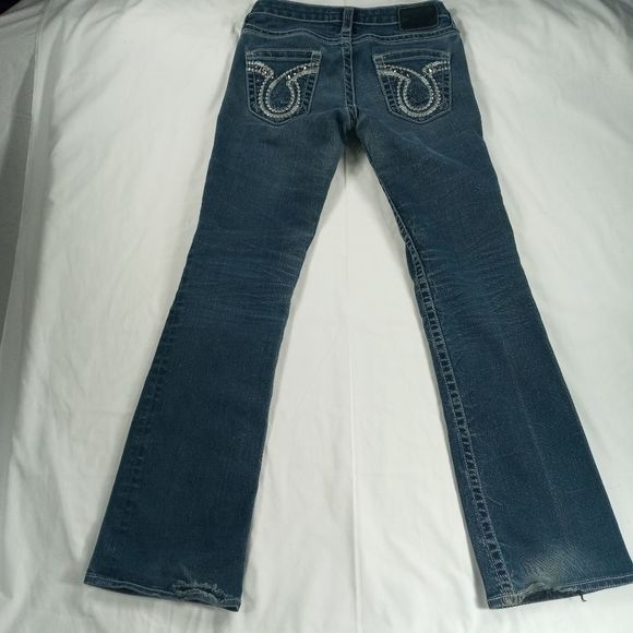 Big Star Liv style women's 27R vintage mid rise stretch bootcut jean 5 pocket - Picture 6 of 16